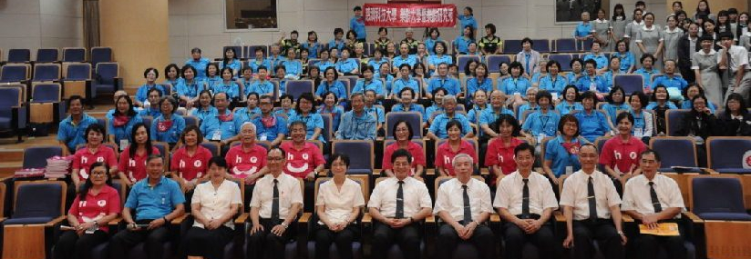 慈濟科技大學樂齡大學暨研究苑開學典禮 ，111名銀髮族做伙來讀冊。(20180926)