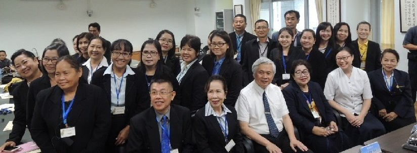 慈濟大學2018泰國華語人文營，帶領學員學習華語瞭解慈濟人文教育。(20181022)