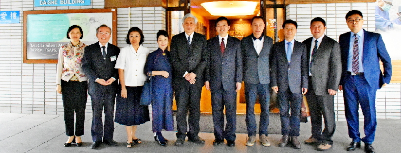 南京中醫藥大學來到慈濟大學參訪交流，兩校尋求更多合作可能性。(20190521)