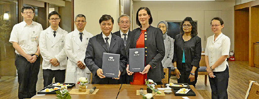 慈濟大學與加拿大漢博學院簽署合作備忘錄，兩校朝向醫學教育國際化。(20190618)