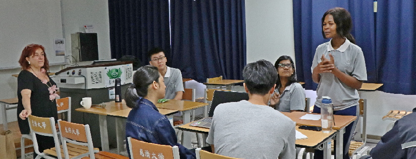 慈濟大學邀請世界衛生組織顧問Cristina Tirado教授演說氣候變遷議題。(20190627)