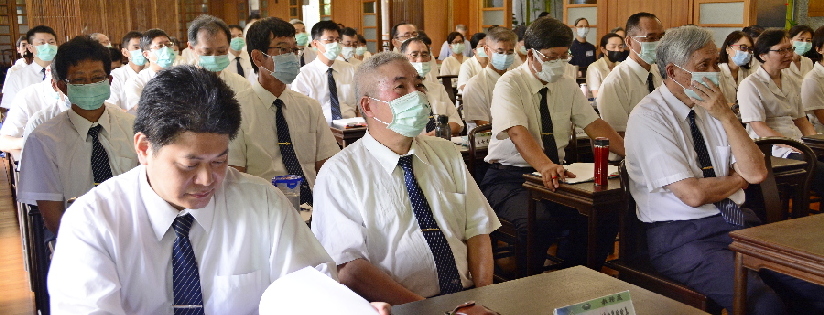 慈濟科技大學108學年度合心共識營，證嚴上人期許不忘辦學初發心。(20190903)