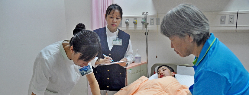 慈科大OSCE期末考，比照國家考場真實考驗。(20200117)