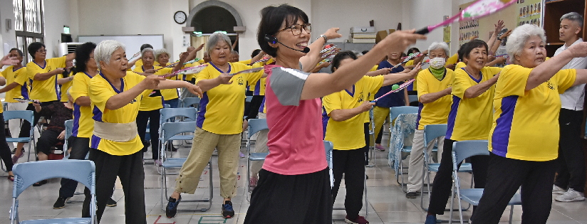 慈科大培訓實習運動指導員，帶社區長輩動滋動。(20201006)