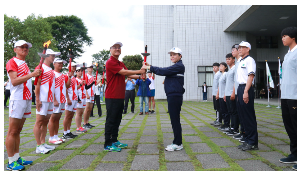 2021全國大專運動會 聖火到花蓮慈濟大學